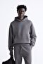 Unisex Oversize Sweatshirt Hoodie Peanuts Snoopy Printed Smoked – Hooded, Kangaroo Pocket, 3 Threads - 5