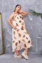 Wooden Bead Detailed Lined Dress - 6