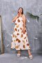 Wooden Bead Detailed Lined Dress - 5