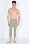 Raised Thermal Underwear |   Unisex Cotton Thermal Tights Green - 2