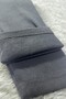 Unisex black winter leggings Fleece-Lined comfortable soft mesh thick underwear leggings black - 3