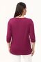 Plus Size New Season Casual Stretchy Comfort Model Butterfly Embroidery Pattern Half Sleeve Mother 4 Season Blouse - 7