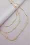 Steel 3-Piece Dorika Chain Tarnish-Free Design Necklace - 3