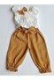Baby Girl Cinnamon Bustier Pants Set - 2