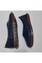 100% Genuine Leather, Navy Blue Color, Daily Wear Babet
