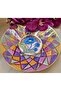 Dama Porcelain Hand Painted Central Coffee Table Presentation Plate - 2