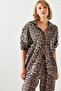 Women's Leopard Single Pocket Leopard Shirt 4729 60251793 - 5