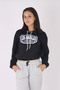 Los Angeles Printed Hooded Crop & Elastic Bottom Girls' Tracksuit Set - 2