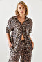 Women's Leopard Single Pocket Leopard Shirt 4729 60251793 - 3
