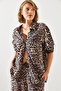 Women's Leopard Single Pocket Leopard Shirt 4729 60251793 - 2