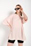 Women's Pink Oversize T-shirt - 3