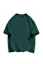 Women's Nephti Green Printed Rabbit Printed Oversize T-shirt - 2