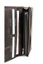Men's Brown Genuine Leather Long Wallet - With Phone Compartment and Card Holder - 5