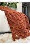 Puffy Hand Knitted Fireplace and TV Blanket Diamond Patterned Tile 90 X 165 Cm - 6