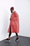 Raincoat with Hood and Snap Fasteners Eva Raincoat Water and Windproof Unisex Raincoat