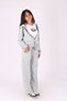 3-Piece Hooded Crop Jacket\Crop T-Shirt\Wide-Leg Bottoms-Girls' Tracksuit Set - 4