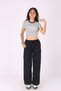3-Piece Hooded Crop Jacket\Crop T-Shirt\Wide-Leg Bottoms-Girls' Tracksuit Set - 5