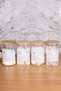 4-Piece 250ml Bamboo Lid Cotton/Cotton Swab/Makeup Cotton/Floss Jar Glass Bathroom Organizer - 2