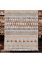 Cotton Kilim67 Multu Scandinavian Motifs Modern Decorative Fringed Washable Woven Rug - 4