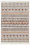 Cotton Kilim67 Multu Scandinavian Motifs Modern Decorative Fringed Washable Woven Rug
