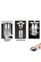 Press-On Lavobo Strainer Core Drain Filter for Bathroom and Kitchen at 8 mm Depth - 3