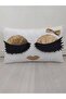 Velvet Cushion Cover with Eyelashes - 2