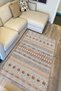 Cotton Kilim67 Multu Scandinavian Motifs Modern Decorative Fringed Washable Woven Rug - 7