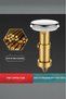 Press-On Lavobo Strainer Core Drain Filter for Bathroom and Kitchen at 8 mm Depth - 5