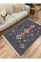 Cotton Rug 54 Smoked Floor Traditional Motifs Modern Decorative Fringed Washable Woven Rug - 5