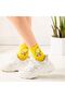 Women's Colorful Chick Patterned College Socks Set 5 Pairs - 2