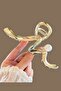 PEARL AND WAVY SNAKE METAL CLIP BUCKLE 12 CM - 2
