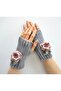 Women's Gloves - Floral Detailed, Fingerless, Hand Knitted and Crocheted
