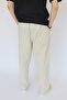 Unisex Summer Comfortable Linen Trousers with Elastic Waist Cotton Cool Drawstring Linen Trousers - 4