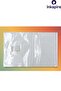 Ready-Made Book Cover with Label Transparent White 5 Pieces Adjustable Self-Adhesive Edge Book Cover - 4