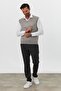 Men's Standard Fit Regular Cut V-Neck Sleeveless Sweater Knitwear Sweater - 2
