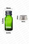 10ml Green Glass Bottle with Silver Cap Essence and Cologne Bottle Engagement Etc. 1 Piece Suitable for Special Gifts - 5