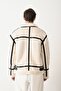 Men's Regular Patterned Suede Coat - 4