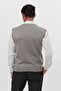 Men's Standard Fit Regular Cut V-Neck Sleeveless Sweater Knitwear Sweater - 8