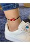 Murano Glass Beaded Fish Anklet