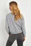 Women's Gray Pearl Detailed Drawstring Sweatshirt Rlo04 - 7