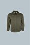 Dark Brown Melange Color Long Sleeve Boy's Shirt