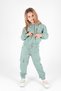 Kids Girls Trendy Hooded Tracksuit Set with Pockets Ak2234 - 2