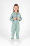 Kids Girls Trendy Hooded Tracksuit Set with Pockets Ak2234