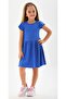 Blue Girl's Summer Dress - 4
