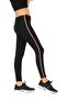 Girl's Thermal Cotton Black Side Striped Winter Tights - 2