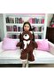 Toyzz 70 cm Dark Brown Plush Bear Sitting Teddy Bear Sleeping Companion and Gift - 2