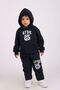 S.F.D.K 25 PRINTED HOODED, KANGAROO POCKET, BOY'S Tracksuit SET