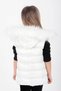 Girl's Trend Furry Hooded Puffer Vest - Ak 215657 - 6