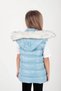 Kids Girls' Hooded Trendy Furry Puffer Vest Ak215657 - 5