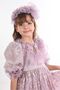 Special Design Girl's Evening Dress, Crown Accessory, Collar Detailed Long Girl's Dress - 2